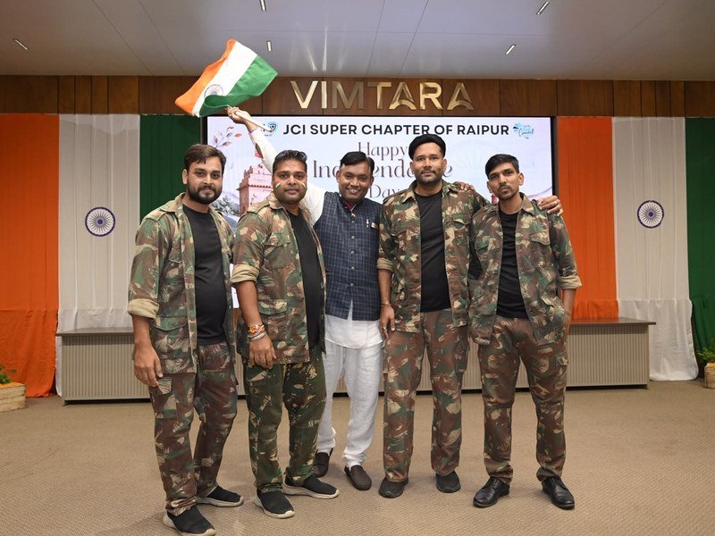 Members celebrating Independence Day